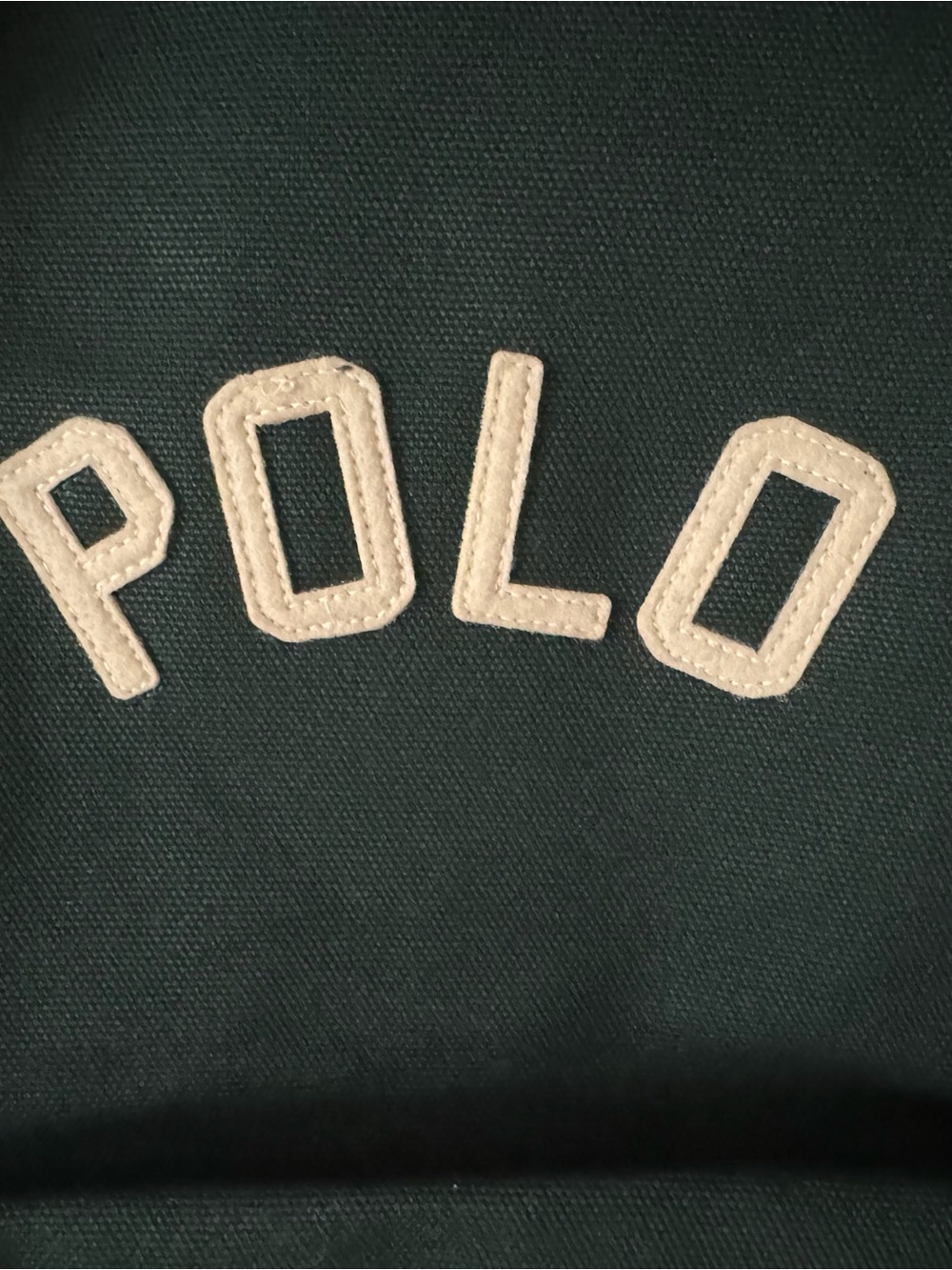 Polo Ralph Lauren Embroidered Bear & Dog Forest Green Backpack. New - Picture 4 of 10